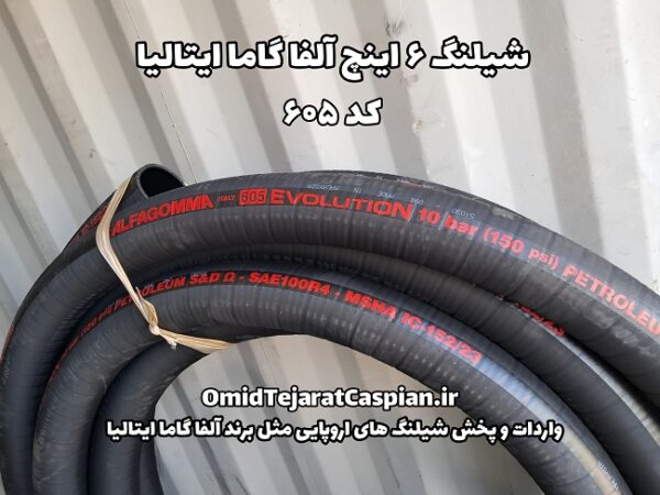 شیلنگ 6 اینچ فنردار آلفا گاما ایتالیا - Image 3