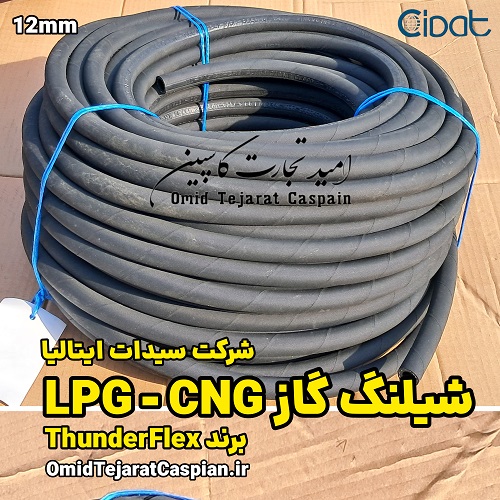 شیلنگ گاز LPG - CNG با برند Thunderflex سایز 12 میلیمتر 1 شیلنگ گاز LPG - CNG با برند Thunderflex سایز 12 میلیمتر