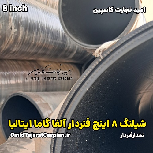 شیلنگ 8 اینچ فنردار آلفا گاما ایتالیا انتقال مواد نفتی 3 شیلنگ 8 اینچ فنردار آلفا گاما ایتالیا انتقال مواد نفتی ۱۰ بار